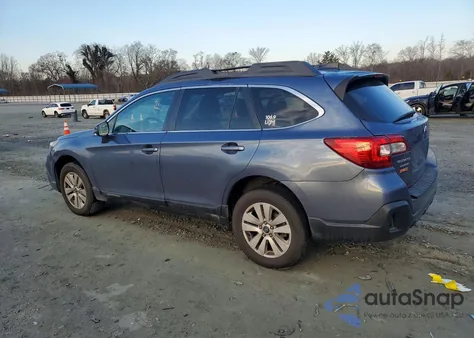 2018 Subaru Outback 2.5I Premium z USA, uszkodzony, nr VIN 4S4BSAFC1J3288259